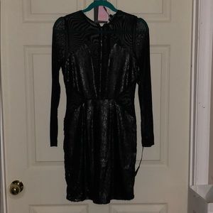 Black Sequin Dress
